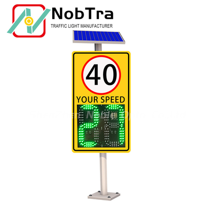 Solar High Quality Led With Radar And Custom Speed Limit Signs