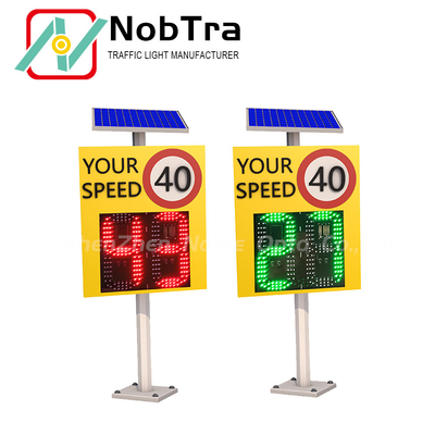 Solar High Quality Led With Radar And Custom Speed Limit Signs