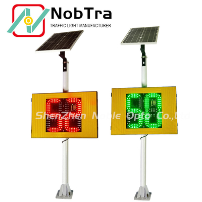 Solar Powered Speed Feedback Radar Sign with Lithium Battery for Pole Mount