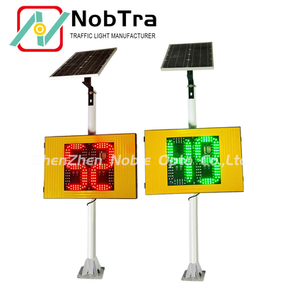 200 Meters Detection Distance Solar Powered Radar Speed Display Sign With Lithium Battery