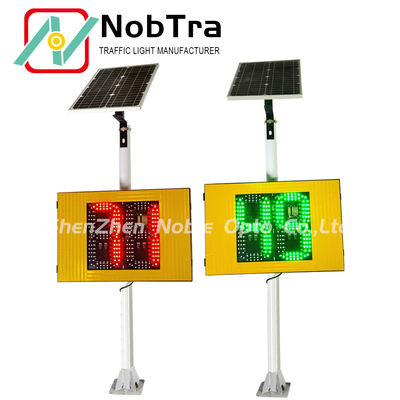 Solar Powered Radar Speed Sign with LED Display and Lithium Battery