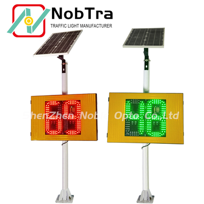 200m Monitoring Range Solar Or AC Radar Display Speed Limit Feedback Sign
