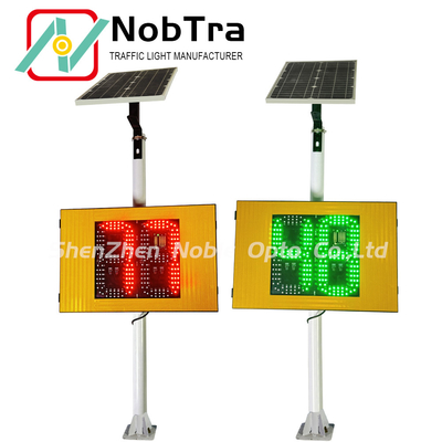 Solar Powered Led Display Pole Mount Radar Speed Sign For Speed Measurement