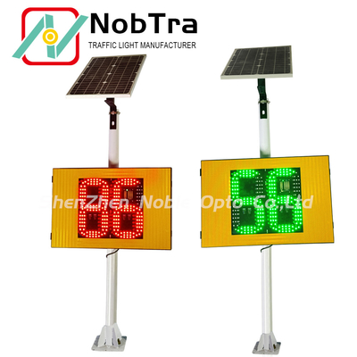 Solar Powered Led Display Pole Mount Radar Speed Sign For Speed Measurement