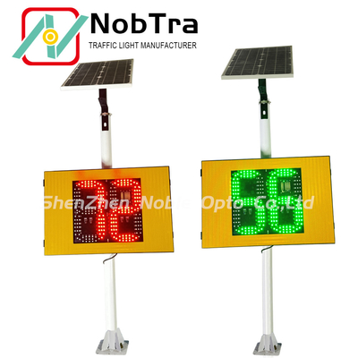 Solar Powered Radar Speed Sign with IP54 LED Display and 60W Solar Panel