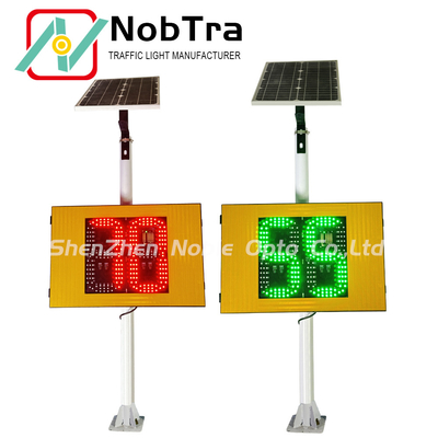 Solar Powered Radar Speed Sign with IP54 LED Display and 60W Solar Panel