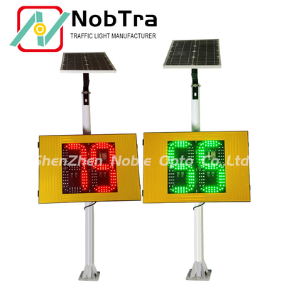 Solar Powered Speed Feedback Radar Sign with Lithium Battery for Pole Mount