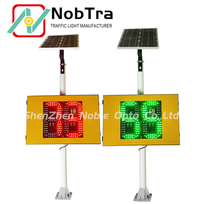 Solar Powered Speed Feedback Radar Sign with Lithium Battery for Pole Mount