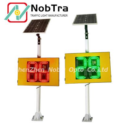 Solar LED Radar Feedback Sign with Weatherproof IP54 and Painted Iron Board