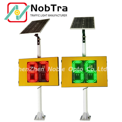 Solar LED Radar Feedback Sign with Weatherproof IP54 and Painted Iron Board