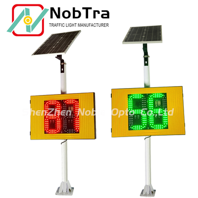 Easy Installation Integrated Radar Solar Traffic Signal with Hoop Mounting Type
