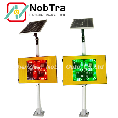 Solar Cold Rolled Sheet Traffic Beacon System High Durability and Standard Phone App Control