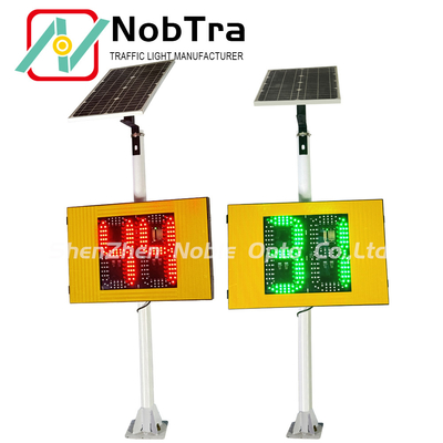 Easy Installation Integrated Radar Solar Traffic Signal with Hoop Mounting Type