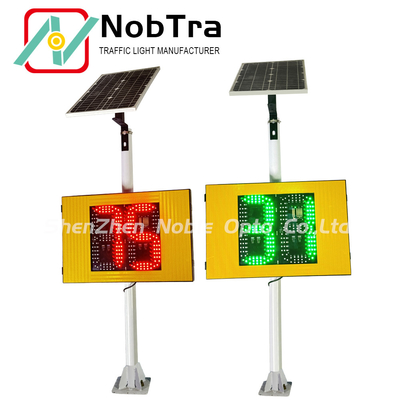 2 Digit Solar Radar Traffic Signal for Enhanced Traffic Management Beacon System IP54