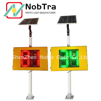 9.1KG Screen Weight Solar Radar Traffic Signal with Red And Green Color and Phone App