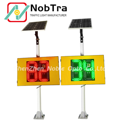 Overspeed Record Cold Rolled Sheet Solar Traffic Beacon System 9.1KG Screen Weight