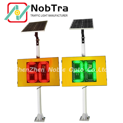 Overspeed Record Cold Rolled Sheet Solar Traffic Beacon System 9.1KG Screen Weight