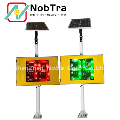 Overspeed Record Cold Rolled Sheet Solar Traffic Beacon System 9.1KG Screen Weight