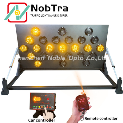 LED Arrow Board For Traffic Construction Zones With Wireless Remote Controller