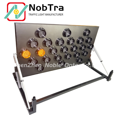 Painted Iron Traffic Management LED Arrow Board with 25 Amber Lamps