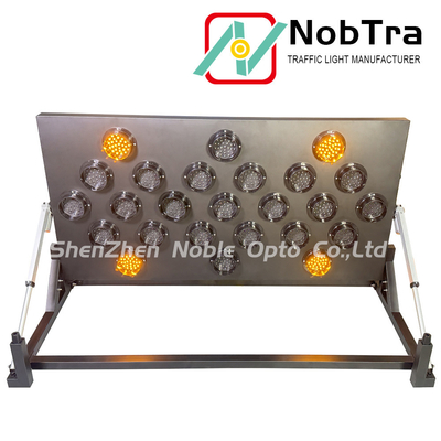 Trailer Or Vehicle Mount Flashing Traffic LED Arrow Boards With 30 Meters Control