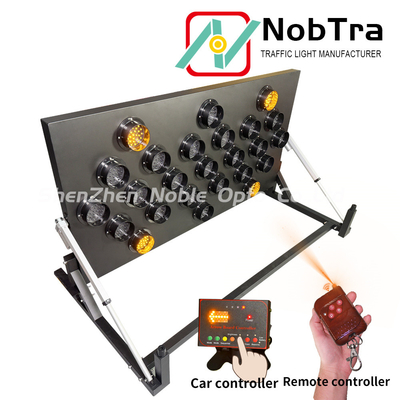 Trailer Or Vehicle Mount Flashing Traffic LED Arrow Boards With 30 Meters Control