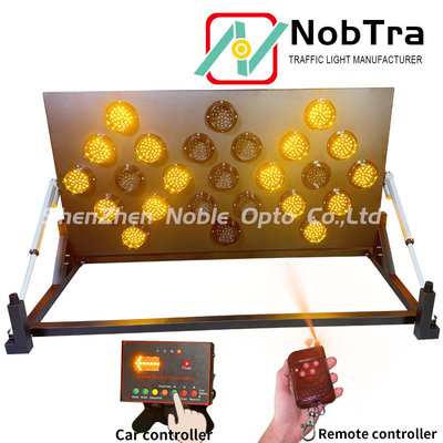 Visibility Solar Powered LED Arrow Board with Over 1000 Meters Operating Range