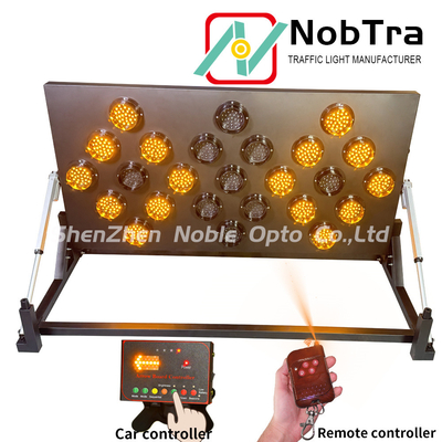 Visibility Solar Powered LED Arrow Board with Over 1000 Meters Operating Range