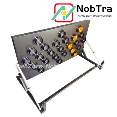 12 Or 24VDC Solar Or Battery Powered LED Arrow Boards with Wireless Remote Control CE Certified