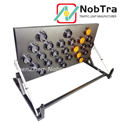 12 Or 24VDC Solar Or Battery Powered LED Arrow Boards with Wireless Remote Control CE Certified