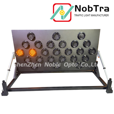 LED Arrow Boards with 25 Amber LEDs for Enhanced Traffic Safety