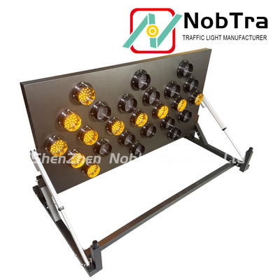 Portable LED Arrow Boards with 25 Lamps for Enhanced Vehicle Safety