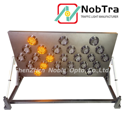 Portable LED Arrow Boards with 25 Lamps for Enhanced Vehicle Safety
