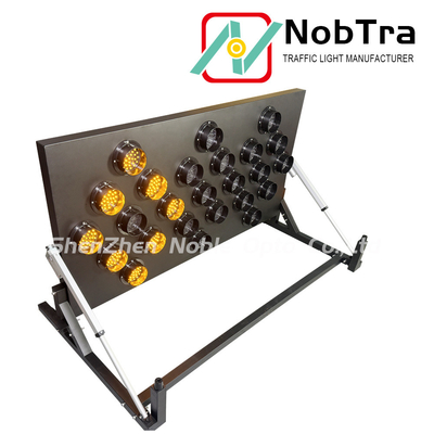 Portable LED Arrow Boards with 25 Lamps for Enhanced Vehicle Safety