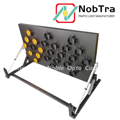 Bright Adjustable LED Arrow Boards in Amber with CE Certification