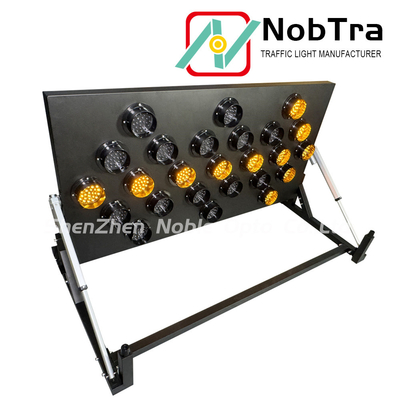 Bright Adjustable LED Arrow Boards in Amber with CE Certification
