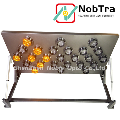 Bright Adjustable LED Arrow Boards in Amber with CE Certification
