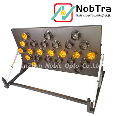 Brightness Adjustment LED Arrow Boards In Iron Housing 12/24VDC Operating