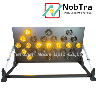 LED Arrow Boards with 25 Amber LEDs for Enhanced Traffic Safety