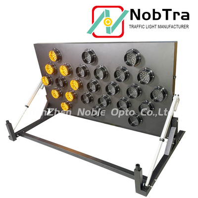 25 Amber LED Trailer or Vehicle Mount Solar/Battery Power Arrow Signs