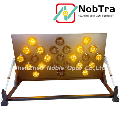Remote-Controlled Traffic Arrow Board with Waterproof Housing