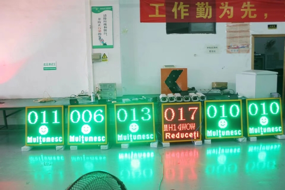 Up To 500 Meters Visibility Solar Powered Aluminum Alloy Speed Limit Sign