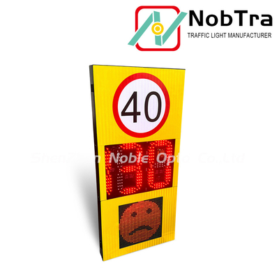 Intergrated Housing Material Cold Rolled Sheet Speed Sign for Outdoor Traffic Management System