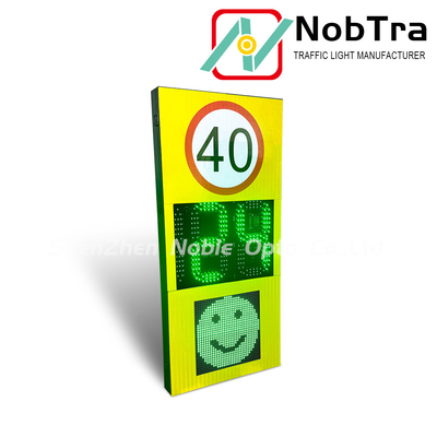 Intergrated Housing Material Cold Rolled Sheet Speed Sign for Outdoor Traffic Management System