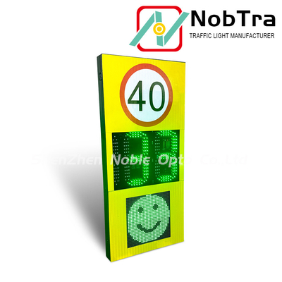Outdooor Application Aluminium Board Traffic Speed Limited Sign With IP54 Waterproof