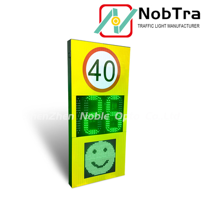 Intergrated Housing Material Cold Rolled Sheet Speed Sign for Outdoor Traffic Management System