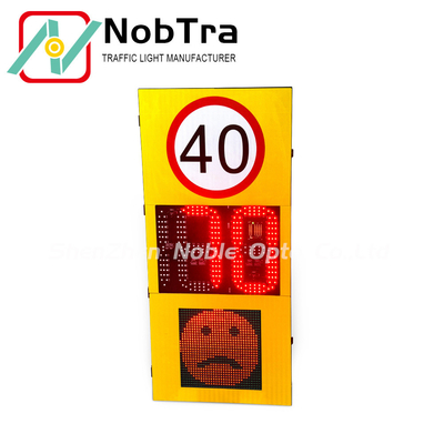 Intergrated Housing Material Cold Rolled Sheet Speed Sign for Outdoor Traffic Management System