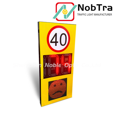LED Speed Radar with 2 Lanes Detection Above 300 Meters Visible Distance