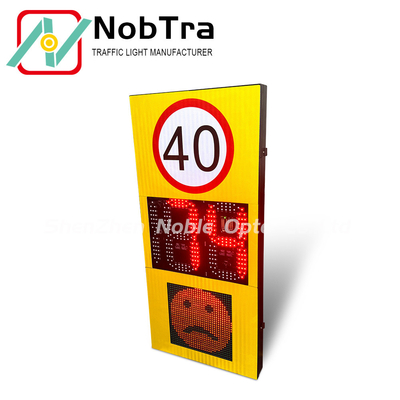 LED Speed Radar with 2 Lanes Detection Above 300 Meters Visible Distance