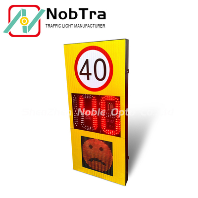 LED Speed Radar with 2 Lanes Detection Above 300 Meters Visible Distance
